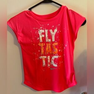 Nike Kids Flytastic Pink T-Shirt